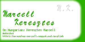 marcell keresztes business card
